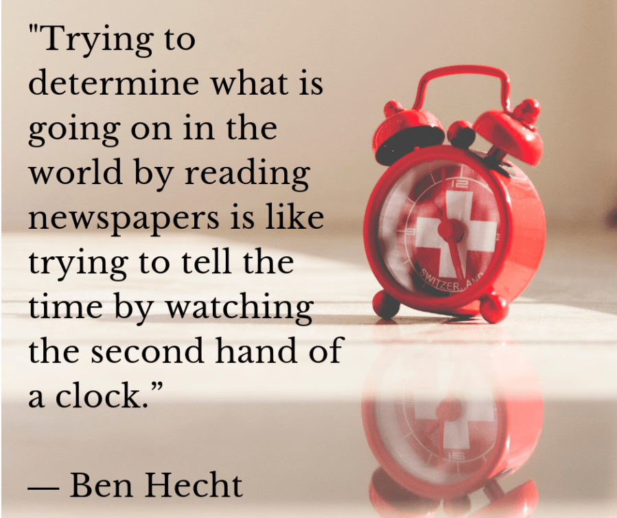 News clock quote
