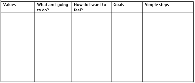 weekly planning tool
